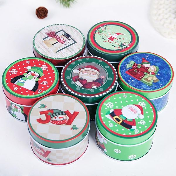 gift wrap portable round christmas theme printed tin case decorative candy box storage container random color metal jars
gift wrap portable round christmas theme printed tin case decorative candy box storage container random color metal jars