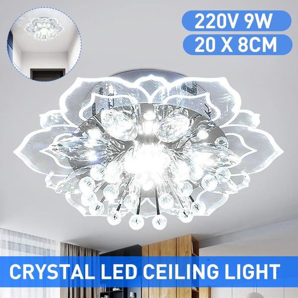 ceiling lights modern led crystal light for hallway living room lamp bedroom kitchen white/colorful 9w
ceiling lights modern led crystal light for hallway living room lamp bedroom kitchen white/colorful 9w