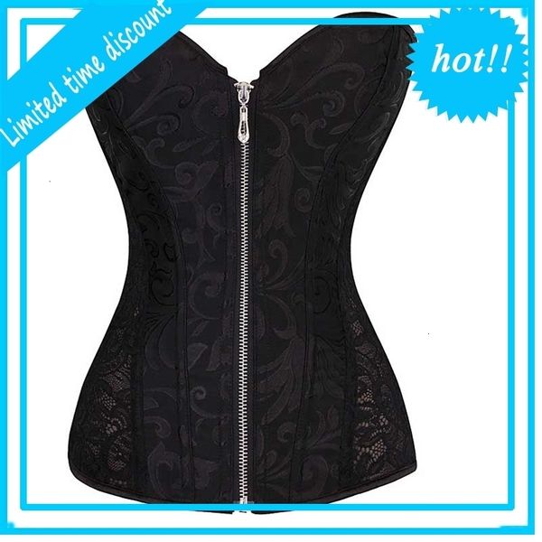 shaper wholesale corsets front zipper floral corset overbust black cream waist trainer women steel corselet promotion summer, Black;white
shaper wholesale corsets front zipper floral corset overbust black cream waist trainer women steel corselet promotion summer, Black;white