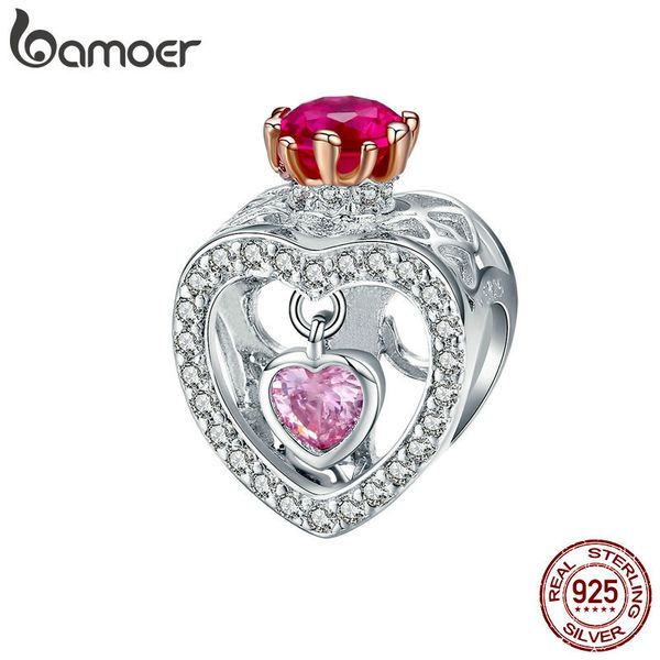 bamoer 100% 925 sterling silver queen & princess crown beads love heart charms fit bracelets bangles clear cz jewelry scc1115 q0531, Black
bamoer 100% 925 sterling silver queen & princess crown beads love heart charms fit bracelets bangles clear cz jewelry scc1115 q0531, Black