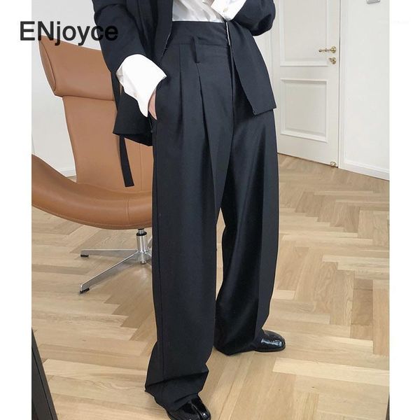 women high waist suit pants vintage black boyfriend style long trousers streetwear loose straight with belt spring 2021 women's & capri, Black;white
women high waist suit pants vintage black boyfriend style long trousers streetwear loose straight with belt spring 2021 women's & capri, Black;white