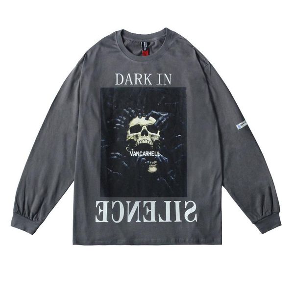men's hoodies & sweatshirts 2021 dark streetwear skull print punk oversized men hip hop pullover long sleeve cotton retro wash tshirts, Black
men's hoodies & sweatshirts 2021 dark streetwear skull print punk oversized men hip hop pullover long sleeve cotton retro wash tshirts, Black