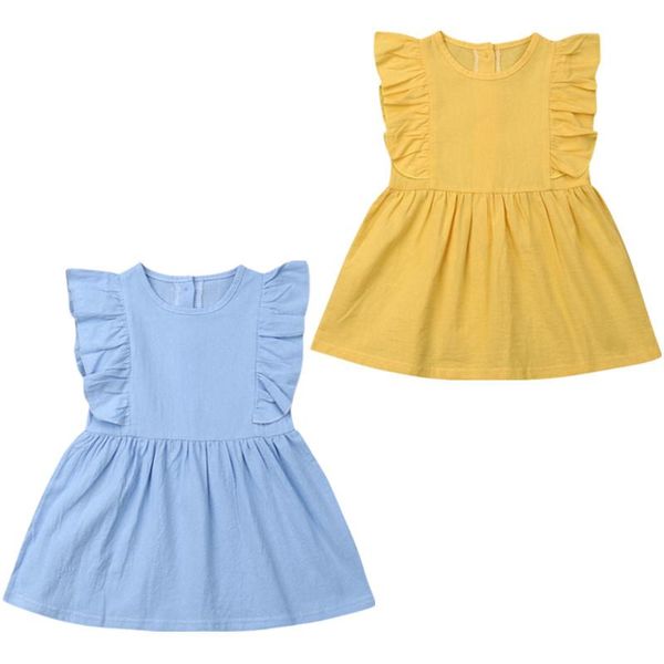 girl's dresses summer born baby girls clothes sleeveless ruffle tutu dress sundress 0-24m, Red;yellow
girl's dresses summer born baby girls clothes sleeveless ruffle tutu dress sundress 0-24m, Red;yellow