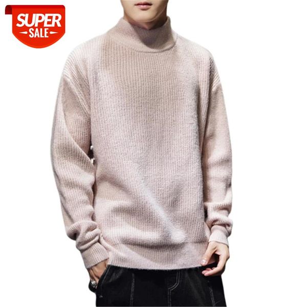 2020 autumn new mens sweaters pullover male solid color loose casual sweater fashion knitted pullovers white sweater hiphop #tk3x, White;black
2020 autumn new mens sweaters pullover male solid color loose casual sweater fashion knitted pullovers white sweater hiphop #tk3x, White;black