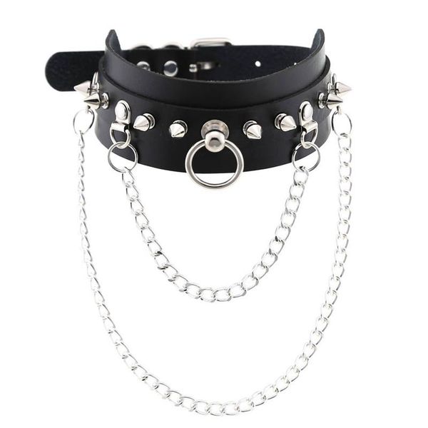 chokers 2021 fashion gothic necklace punk choker collar goth chain pendant women pu leather jewelry, Golden;silver
chokers 2021 fashion gothic necklace punk choker collar goth chain pendant women pu leather jewelry, Golden;silver