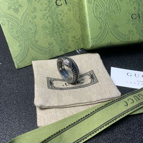 ring gujialing snake double g taiyin three dimensional scale fashion trend men's and women's personality, Silver
ring gujialing snake double g taiyin three dimensional scale fashion trend men's and women's personality, Silver