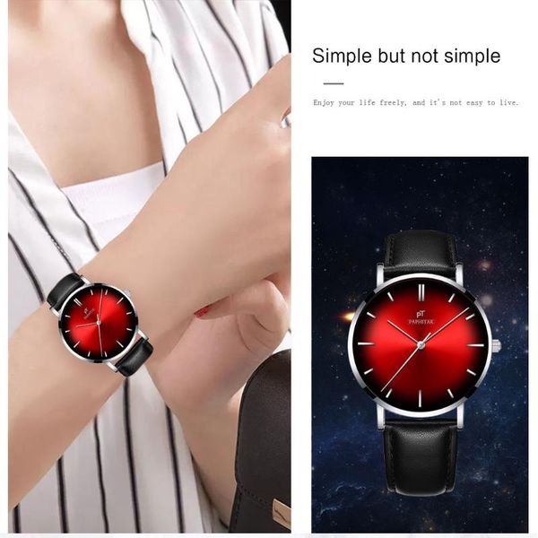 wristwatches creative fashion watch ladies men's casual watches bracelet women's student faux leather analog quartz female models, Slivery;brown
wristwatches creative fashion watch ladies men's casual watches bracelet women's student faux leather analog quartz female models, Slivery;brown