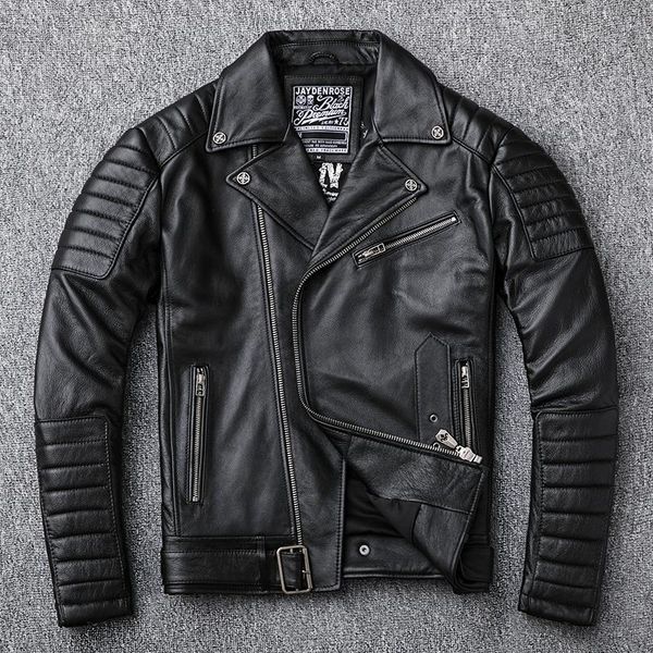 classical perfecto genuine leather jacket motorcycle jackets men's 100% natural calf skin black leather coat slim motor clothe
classical perfecto genuine leather jacket motorcycle jackets men's 100% natural calf skin black leather coat slim motor clothe