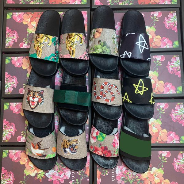 designer rubber slides sandal floral brocade men slippers gear bottoms flip flops women striped beach causal slipper with box us35-45, Black
designer rubber slides sandal floral brocade men slippers gear bottoms flip flops women striped beach causal slipper with box us35-45, Black