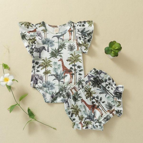 clothing sets baby clothes romper set toddler girls giraffe forest animal print girl bag fart suit summer fashion suits, White
clothing sets baby clothes romper set toddler girls giraffe forest animal print girl bag fart suit summer fashion suits, White