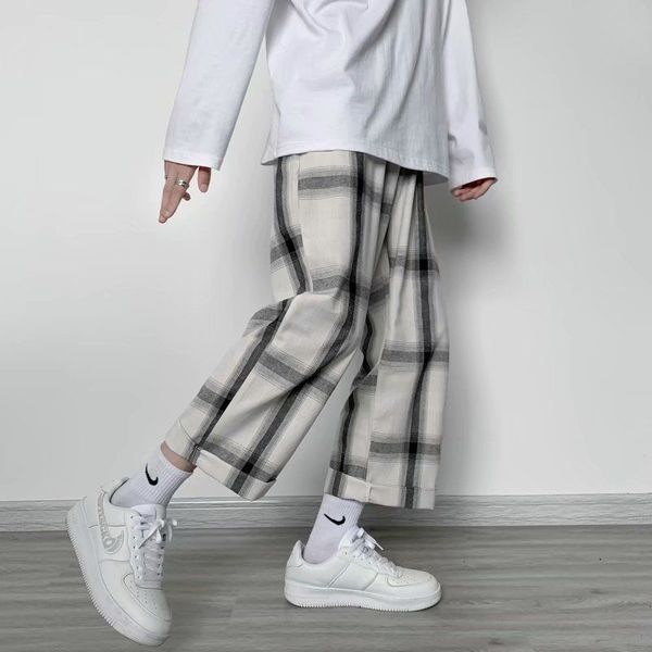 plaid pants women summer 2021 plus size fashion loose japanese wide leg pants oversize casual women clothing, Black;white
plaid pants women summer 2021 plus size fashion loose japanese wide leg pants oversize casual women clothing, Black;white
