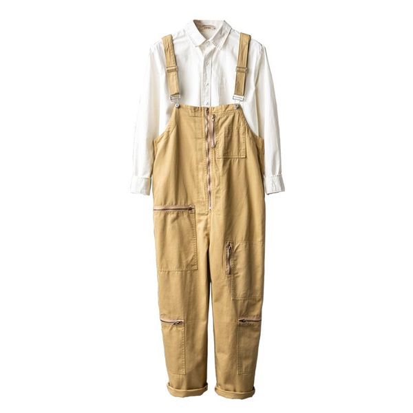 men's pants 2021 overalls mens bib jumpsuits cotton multi-pocket retro hip hop street male black green khaki casual trousers clothing
men's pants 2021 overalls mens bib jumpsuits cotton multi-pocket retro hip hop street male black green khaki casual trousers clothing