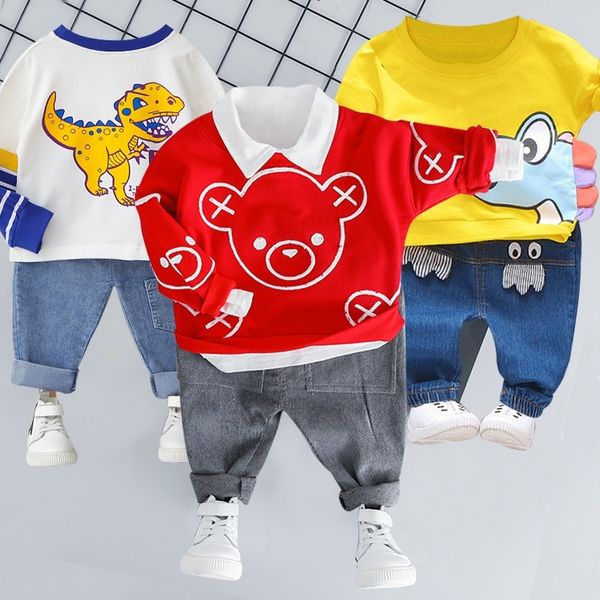 baby boy clothes autumn and winter cotton suit girl cartoon bear print crew neck sweater casual sports baby two-piece suit 210309, White
baby boy clothes autumn and winter cotton suit girl cartoon bear print crew neck sweater casual sports baby two-piece suit 210309, White