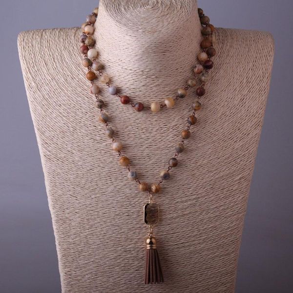 pendant necklaces fashion crazylace agat bohemian jewelry rosary chain crystal and tassel necklace, Silver
pendant necklaces fashion crazylace agat bohemian jewelry rosary chain crystal and tassel necklace, Silver