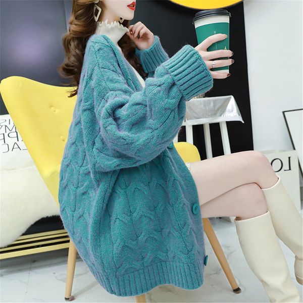 women's knits & tees female casual sweater zy5774, plain knitted jacket with thick torsion, for autumn k2gj, White
women's knits & tees female casual sweater zy5774, plain knitted jacket with thick torsion, for autumn k2gj, White