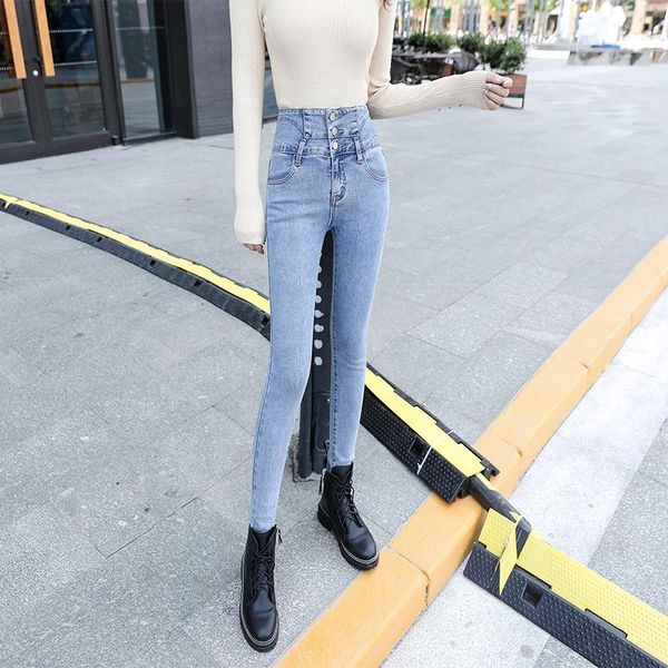 women's jeans high waist stretch skinny denim pants 2021 girls boyfriend streetwear washed slim pencil trousers plus size, Blue
women's jeans high waist stretch skinny denim pants 2021 girls boyfriend streetwear washed slim pencil trousers plus size, Blue