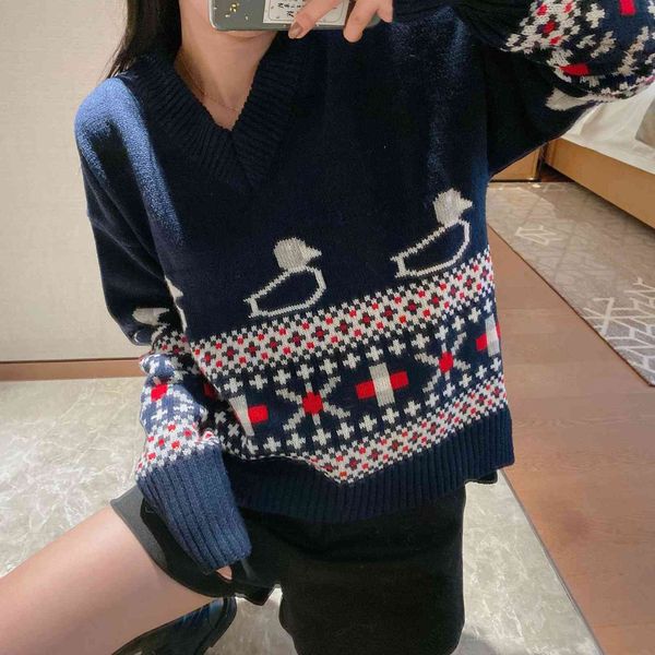 tb classic four bar college style wool v-neck knitted pullover grey duckling sweater women's fashion, White;black
tb classic four bar college style wool v-neck knitted pullover grey duckling sweater women's fashion, White;black