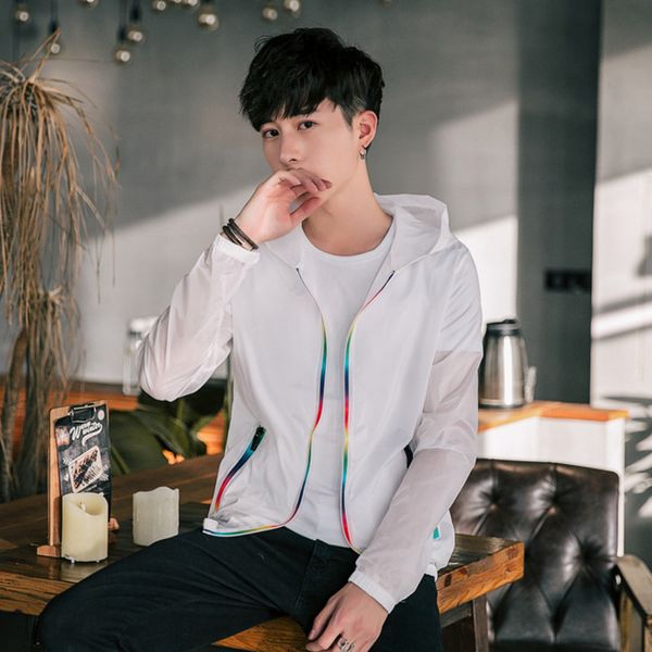 white sunscreen thin imitation sun coat jacket men's fashion street fishing breathable, Black;brown
white sunscreen thin imitation sun coat jacket men's fashion street fishing breathable, Black;brown