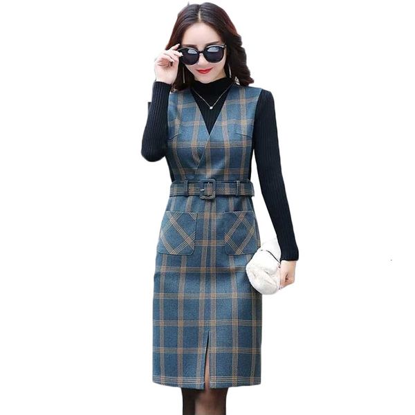 spring fall women waistcoat strapped with v-neck vintage sleeveless pocket plaid vest female thin waistband y547 goh7, Black
spring fall women waistcoat strapped with v-neck vintage sleeveless pocket plaid vest female thin waistband y547 goh7, Black