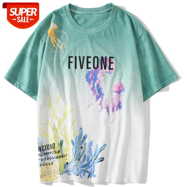 hip hop t shirt men jellyfish seaweed print casual tshirts 2020 streetwear summer loose cotton short sleeve shirts #8p6l, White;black
hip hop t shirt men jellyfish seaweed print casual tshirts 2020 streetwear summer loose cotton short sleeve shirts #8p6l, White;black