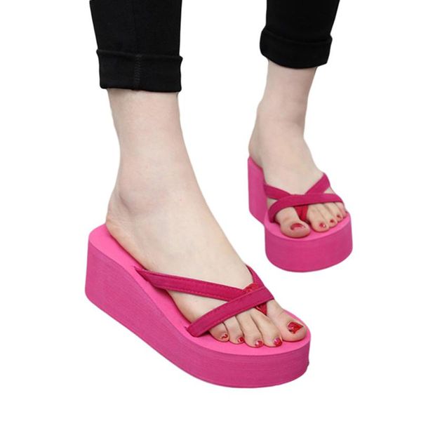 slippers women shoes women's summer fashion slipper flip flops beach wedge thick sole heeled drop bath, Black
slippers women shoes women's summer fashion slipper flip flops beach wedge thick sole heeled drop bath, Black
