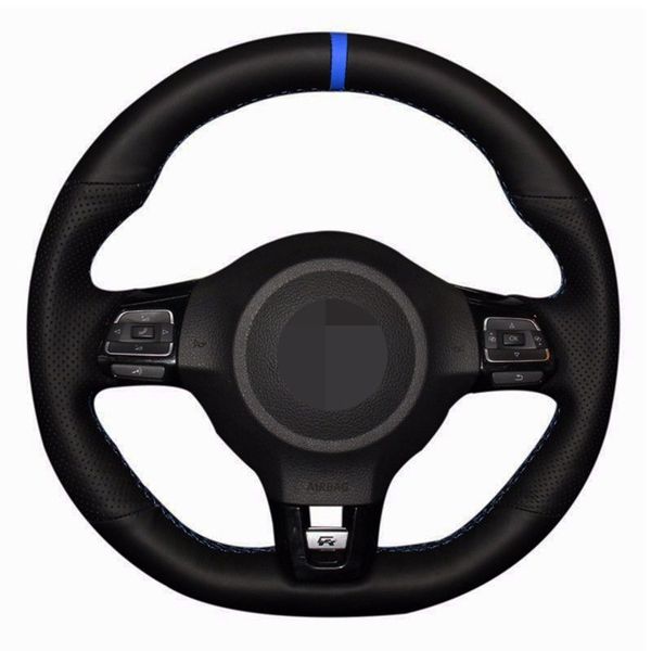 car steering wheel cover hand-stitched black artificial leather for volkswagen golf 6 mk6 polo scirocco r passat cc 2010
car steering wheel cover hand-stitched black artificial leather for volkswagen golf 6 mk6 polo scirocco r passat cc 2010