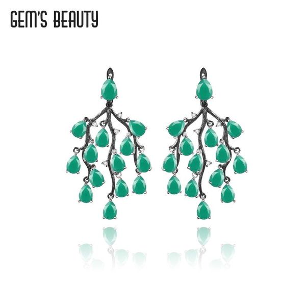 stud gem's beauty 925 sterling silver vintage earrings natural pear cut green agate handmade for women anniversary gift, Golden;silver
stud gem's beauty 925 sterling silver vintage earrings natural pear cut green agate handmade for women anniversary gift, Golden;silver