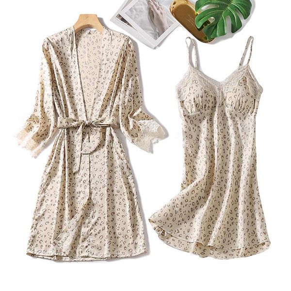 women's sleepwear champagne lace bride bridesmaid wedding robe gown 2pcs kimono bathrobe set women leopard robe&nightgown nightwear, Black;red
women's sleepwear champagne lace bride bridesmaid wedding robe gown 2pcs kimono bathrobe set women leopard robe&nightgown nightwear, Black;red