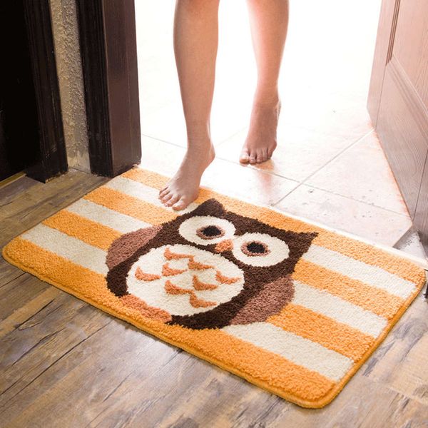 fashion owl floor door bedside bathroom water absorption antiskid mat, kitchen and living room pad 
fashion owl floor door bedside bathroom water absorption antiskid mat, kitchen and living room pad