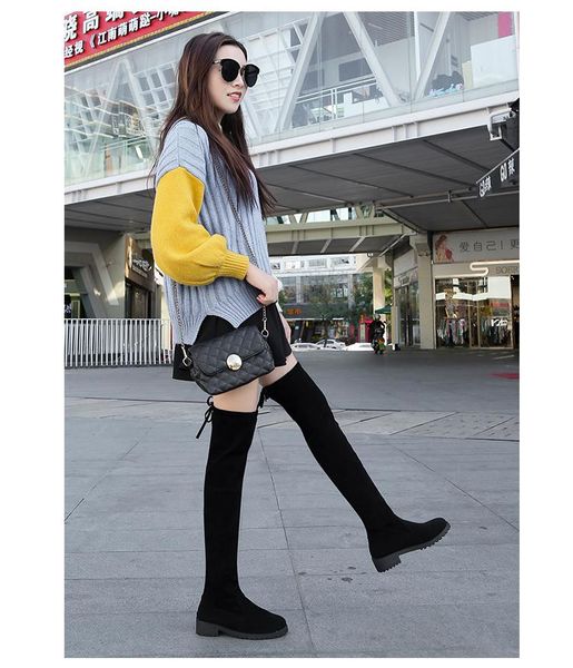 boots size 35-41 winter over the knee women stretch fabric thigh high woman shoes long bota feminina zapatos de mujer #66, Black
boots size 35-41 winter over the knee women stretch fabric thigh high woman shoes long bota feminina zapatos de mujer #66, Black