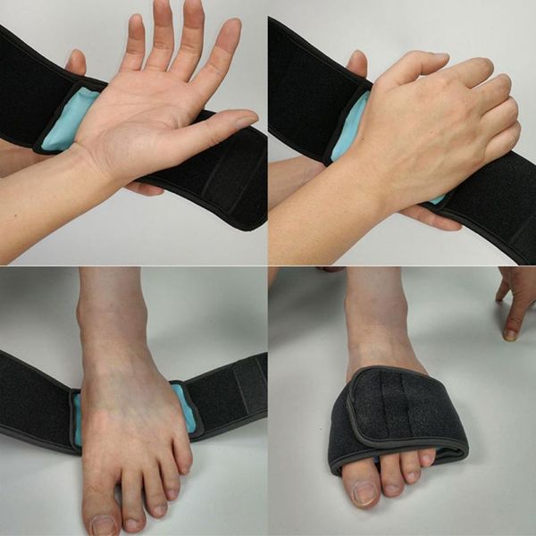 wrist support gel ice bag fitness sprain care palm multifunctional cold and compress foot arm pack, Black;red
wrist support gel ice bag fitness sprain care palm multifunctional cold and compress foot arm pack, Black;red
