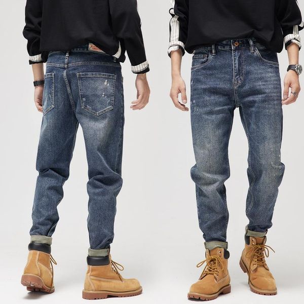 men's jeans korean style fashion men retro blue loose fit casual wide leg ripped vintage designer street hip hop denim pants
men's jeans korean style fashion men retro blue loose fit casual wide leg ripped vintage designer street hip hop denim pants