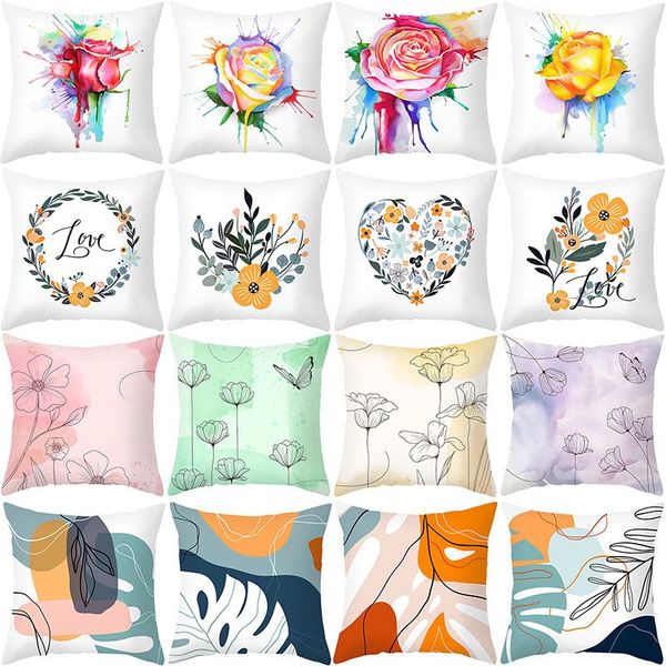 cushion/decorative pillow 45*45cm peach skin hug pillowcase customization nordic green plants sofa cushion office
cushion/decorative pillow 45*45cm peach skin hug pillowcase customization nordic green plants sofa cushion office
