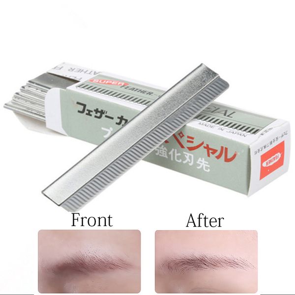 100pcs microblading eyebrow trimmer stainless steel women eyebrow knife safety razor blades professional makeup eyebrow blades
100pcs microblading eyebrow trimmer stainless steel women eyebrow knife safety razor blades professional makeup eyebrow blades