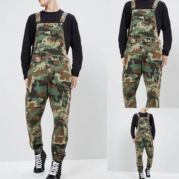 new fashion men camouflage denim mens overalls designer printed jeans jumpsuits fashion slim male long pants, Blue
new fashion men camouflage denim mens overalls designer printed jeans jumpsuits fashion slim male long pants, Blue