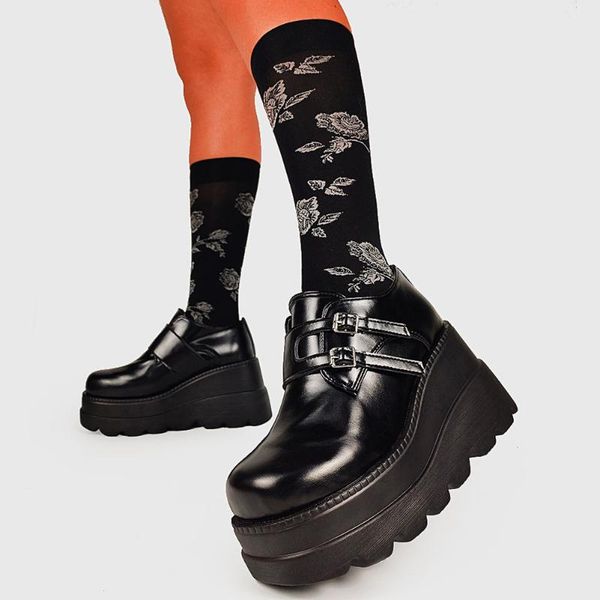 2021 new fashion brand design shoes women platform high heels wedges buckles large size 35-43 female shoes, Black
2021 new fashion brand design shoes women platform high heels wedges buckles large size 35-43 female shoes, Black