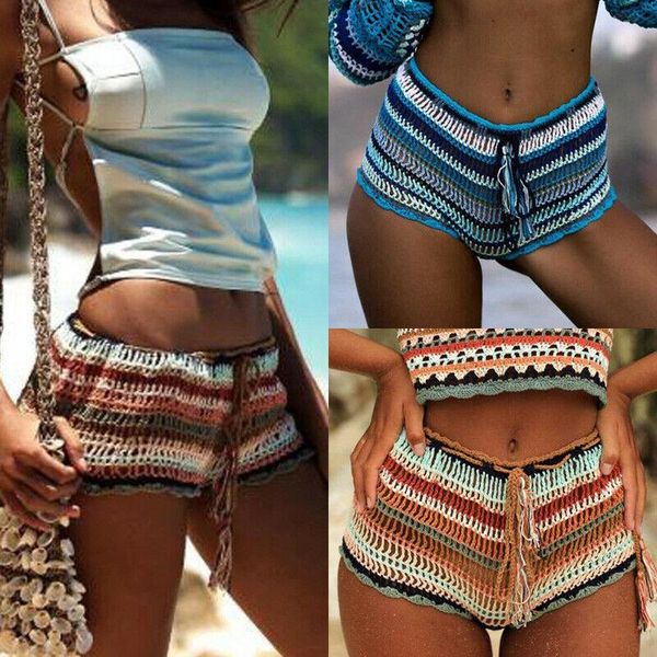 fashion women ladies beach summer knitting shorts swim cover-ups girls knit soft string cover up biquini swimsuit clothes, White;black
fashion women ladies beach summer knitting shorts swim cover-ups girls knit soft string cover up biquini swimsuit clothes, White;black