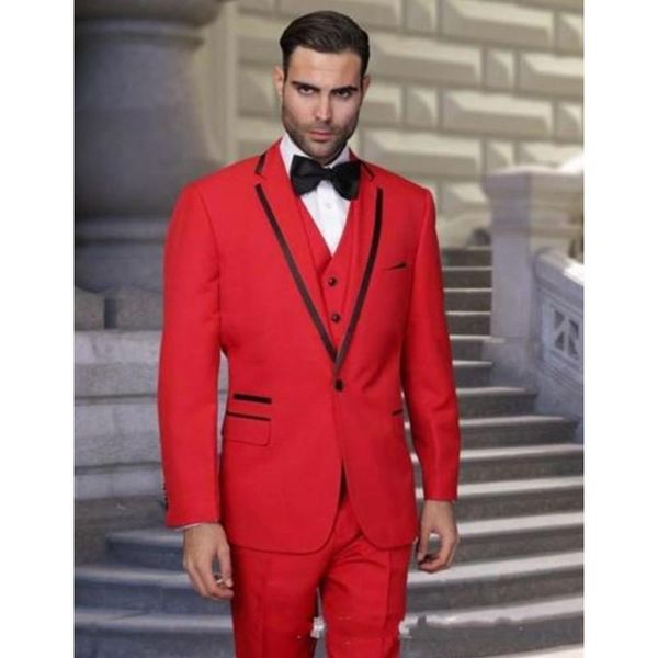 men's suits & blazers custom made handmade red 3 piece men slim fit tuxedo wedding groom formal evening (jacket+pants+vest), White;black
men's suits & blazers custom made handmade red 3 piece men slim fit tuxedo wedding groom formal evening (jacket+pants+vest), White;black