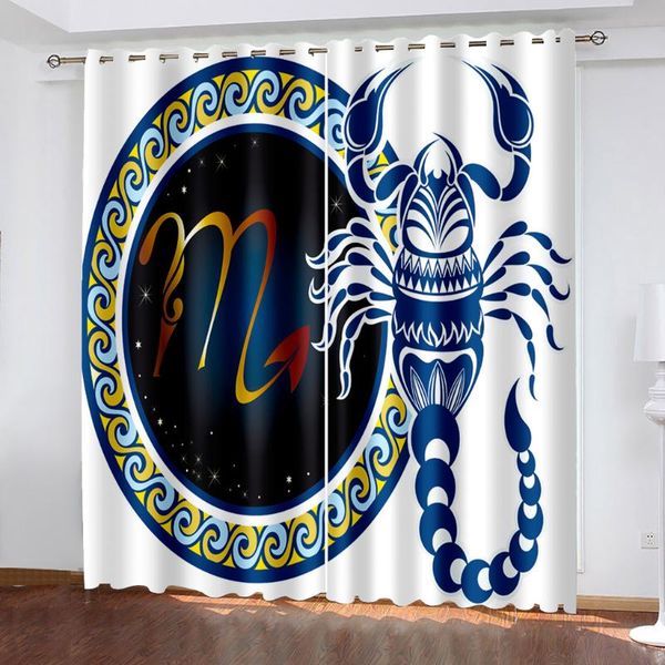 curtain & drapes home blackout decorative living room bedroom black silk cloth grommet curtains scorpio pattern print
curtain & drapes home blackout decorative living room bedroom black silk cloth grommet curtains scorpio pattern print
