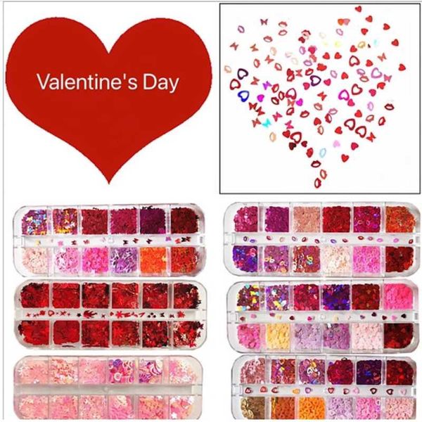 nail art decorations 12 grids/set valentine love sequins red suit,lips, mixed size glitter flakes 3d decoration manicure tools, Silver;gold
nail art decorations 12 grids/set valentine love sequins red suit,lips, mixed size glitter flakes 3d decoration manicure tools, Silver;gold