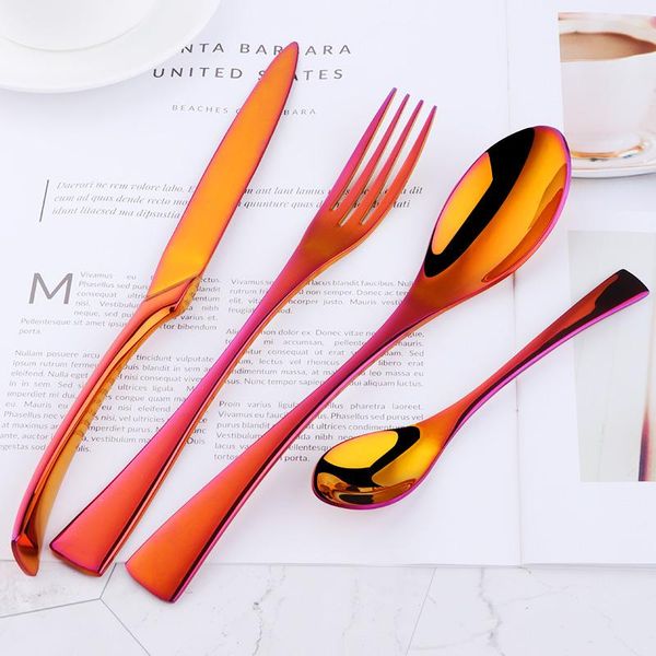 flatware sets 304 stainless steel rainbow cutlery set mirror polished knife fork spoon tableware service for 4
flatware sets 304 stainless steel rainbow cutlery set mirror polished knife fork spoon tableware service for 4