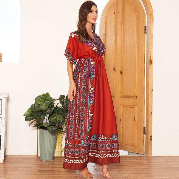 casual dresses ladies fashion holiday style seaside beach bohemian positioning printing elastic waist long women loose short sleev, Black;gray
casual dresses ladies fashion holiday style seaside beach bohemian positioning printing elastic waist long women loose short sleev, Black;gray