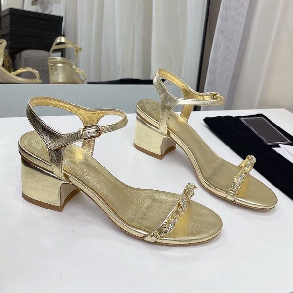 summer beautiful women's sandals leather fashion designer high heels small fragrance casual gold rhinestone word buckle fairy office sh, Black
summer beautiful women's sandals leather fashion designer high heels small fragrance casual gold rhinestone word buckle fairy office sh, Black