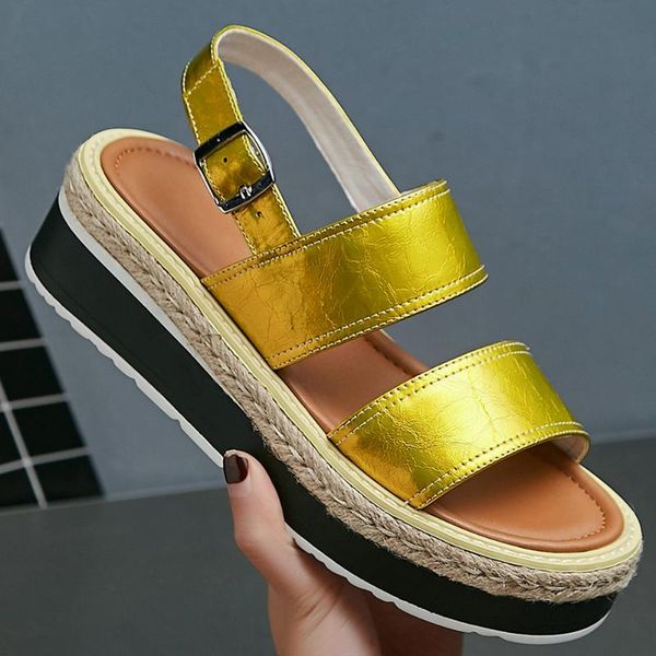 sandals women's genuine leather thiick sole platform flats open toe band summer casual female footwear higih quality shoes women, Black
sandals women's genuine leather thiick sole platform flats open toe band summer casual female footwear higih quality shoes women, Black