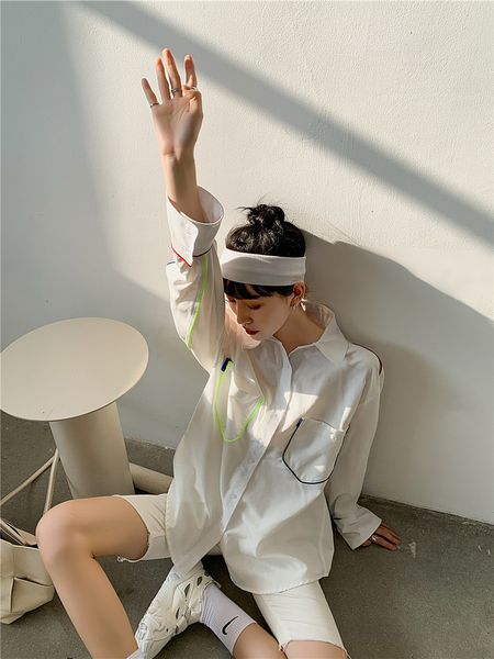 2021 new autumn white long sleeve women loose and bloues designer clothes button up collar shirt fall fashion pdr5
2021 new autumn white long sleeve women loose and bloues designer clothes button up collar shirt fall fashion pdr5