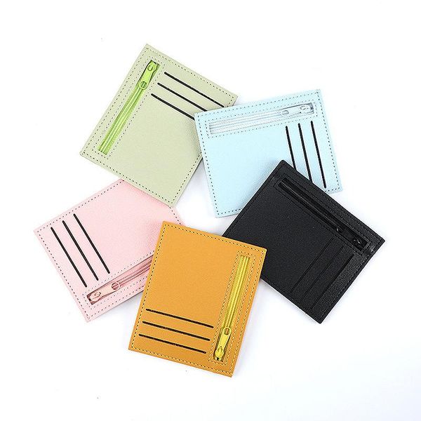 card holders candy color blocking leather wallet credit id holder purse money case for men women 2021 fashion bag, Brown;gray
card holders candy color blocking leather wallet credit id holder purse money case for men women 2021 fashion bag, Brown;gray
