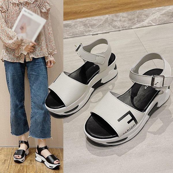 sandals women's platform sandals, fashionable casual ultralight beach shoes, Black 
sandals women's platform sandals, fashionable casual ultralight beach shoes, Black