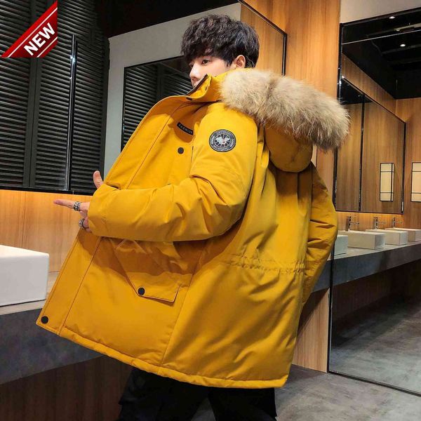 grade winter men's coat 2021 down jacket hooded x-long real fur mens thick warm windbreaker coats, Black
grade winter men's coat 2021 down jacket hooded x-long real fur mens thick warm windbreaker coats, Black