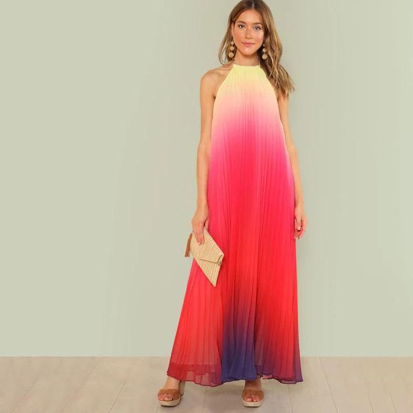 women's swimwear 2021 gradient color ruched boho maxi beach dress cover-ups women backless bikini cover up beachwear, White;black
women's swimwear 2021 gradient color ruched boho maxi beach dress cover-ups women backless bikini cover up beachwear, White;black
