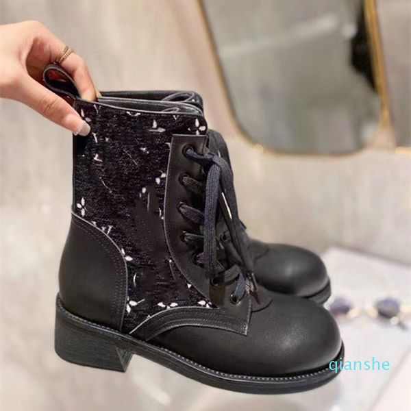 fashion-designer women's boots ankle and nylon military style 100% leather thick winter real medal coarse shoes, Black
fashion-designer women's boots ankle and nylon military style 100% leather thick winter real medal coarse shoes, Black